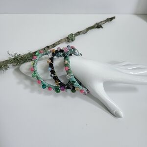 Handcrafted Stack Bracelet Set by TerriBWhite Designs